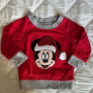 Monica + Andy Mickey Christmas Sweatshirt